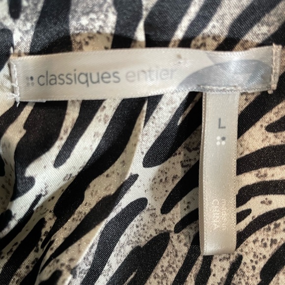 Edgy Chic Black leather wide collar jacket sz large - Picture 6 of 6